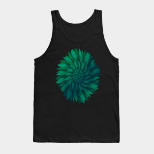 Abstract Chrysanthemum Flower Tank Top